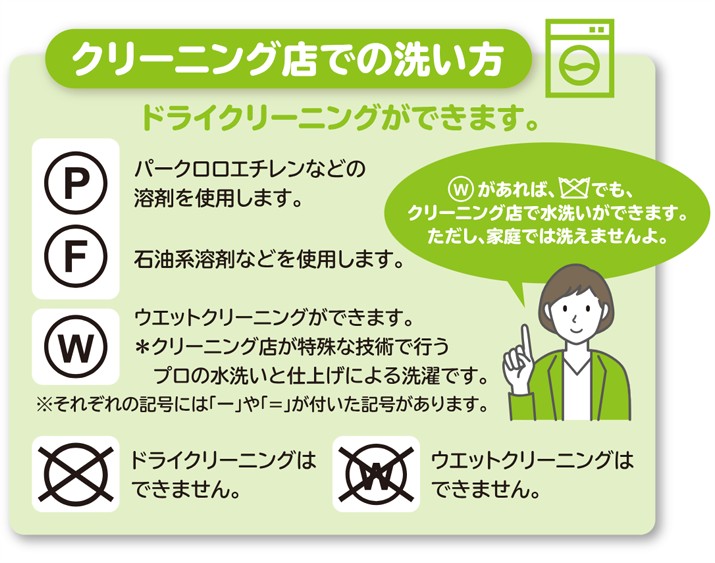 ドライクリーニングマークの種類を知ろう。洗濯マークFやPの衣類は家で洗える？
